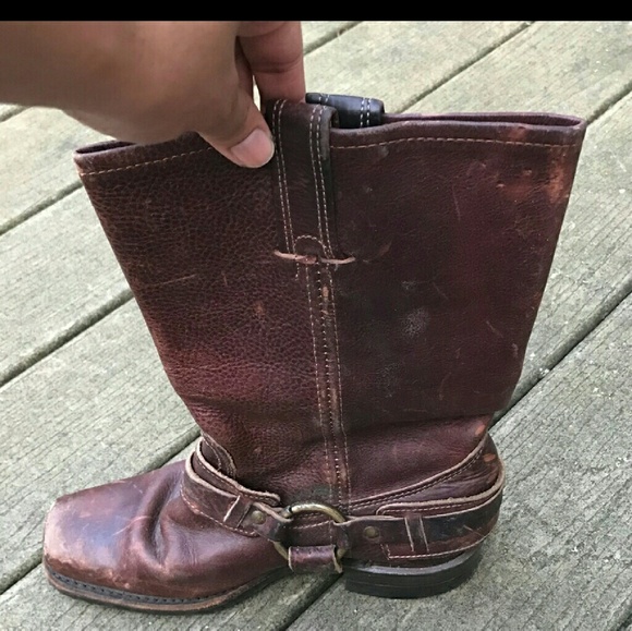 Frye Harness Boots Vintage Size 7 - Picture 1 of 5